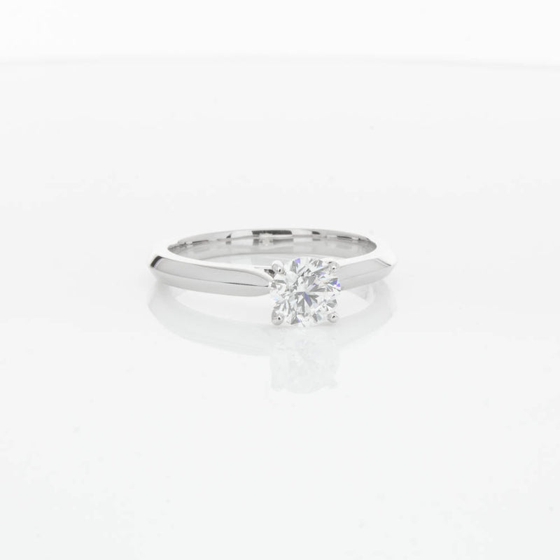 18ct White Gold .57ct Diamond Venetian Ring-Ring-Walker & Hall