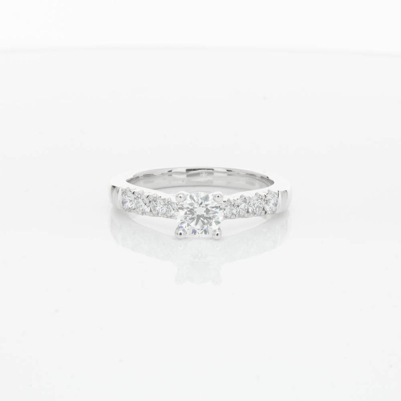 18ct White Gold .50ct Diamond Phoenix Ring-Ring-Walker & Hall