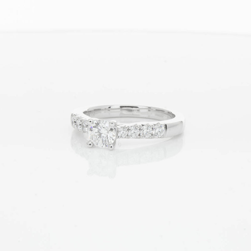 18ct White Gold .50ct Diamond Phoenix Ring-Ring-Walker & Hall
