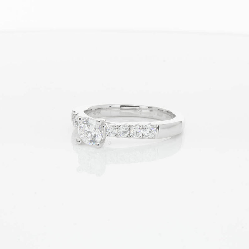 18ct White Gold .50ct Diamond Phoenix Ring-Ring-Walker & Hall