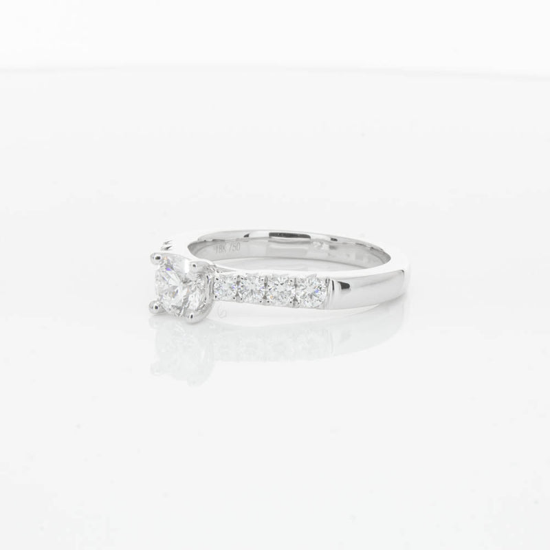 18ct White Gold .50ct Diamond Phoenix Ring-Ring-Walker & Hall