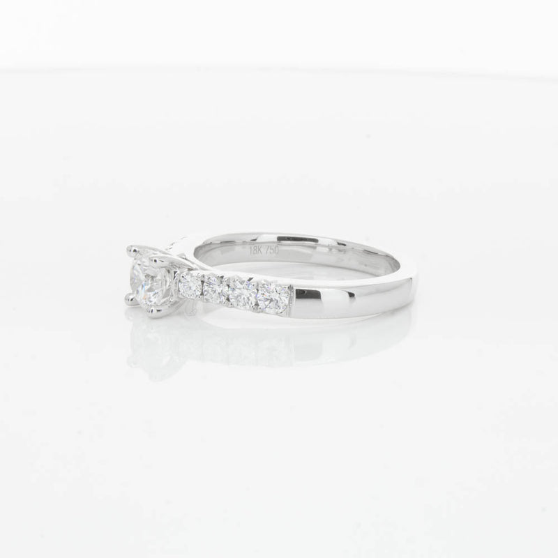 18ct White Gold .50ct Diamond Phoenix Ring-Ring-Walker & Hall