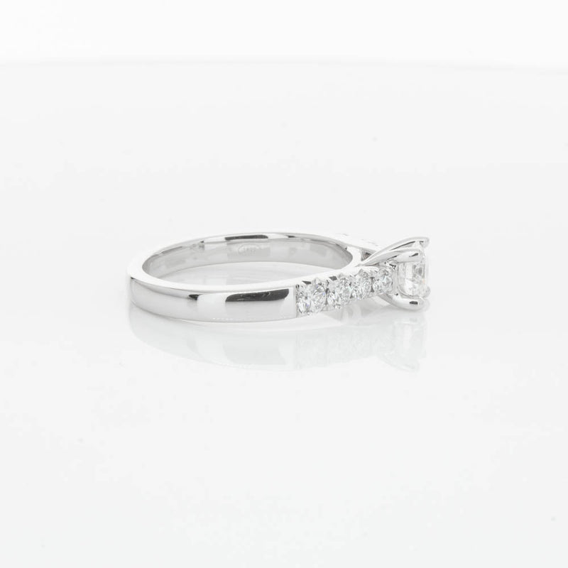 18ct White Gold .50ct Diamond Phoenix Ring-Ring-Walker & Hall