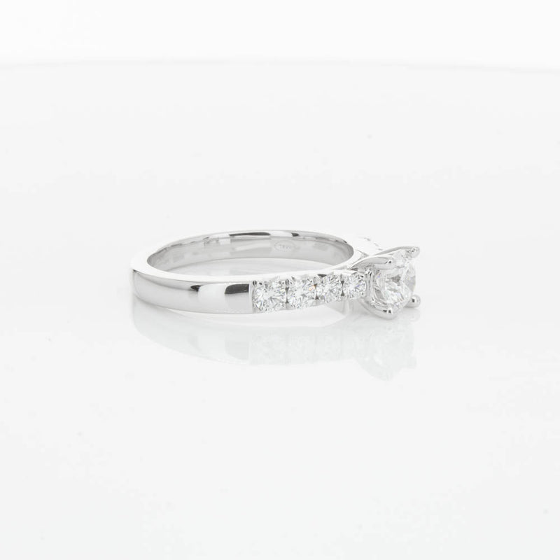 18ct White Gold .50ct Diamond Phoenix Ring-Ring-Walker & Hall