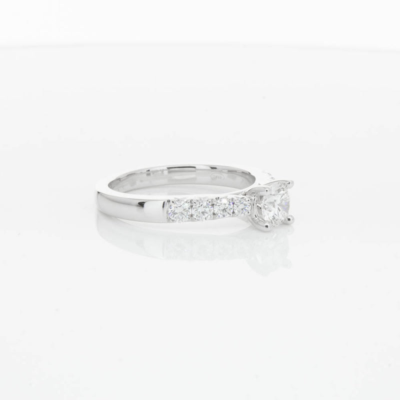 18ct White Gold .50ct Diamond Phoenix Ring-Ring-Walker & Hall