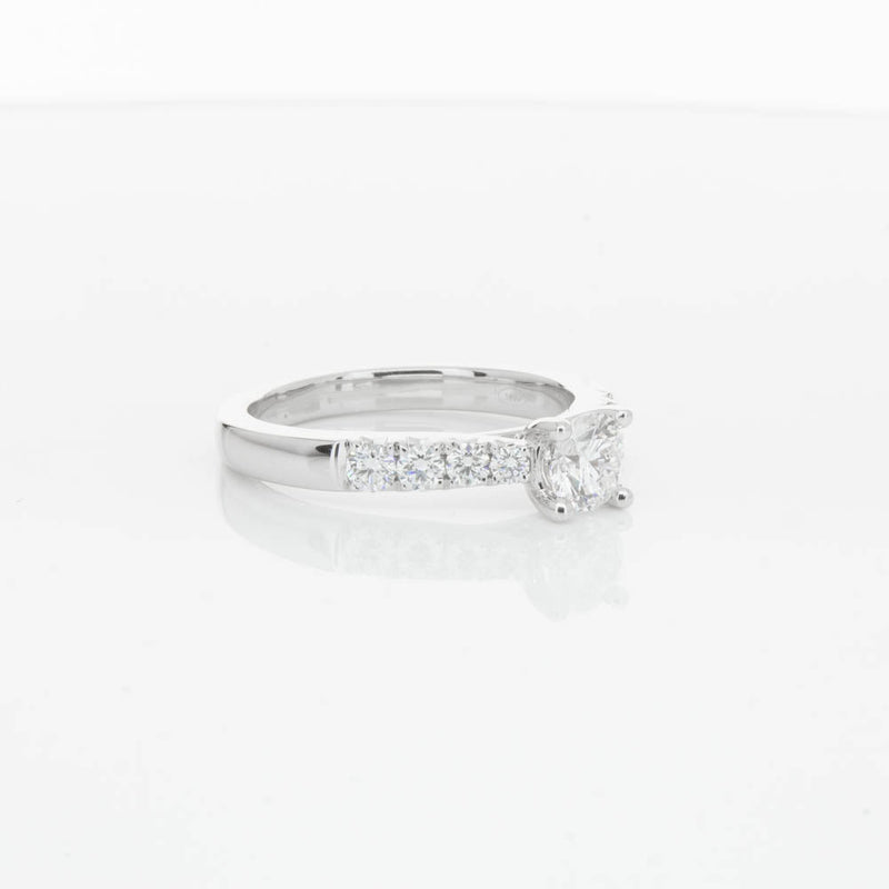 18ct White Gold .50ct Diamond Phoenix Ring-Ring-Walker & Hall