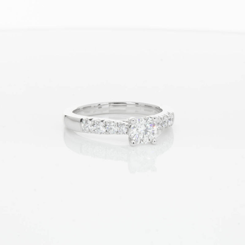 18ct White Gold .50ct Diamond Phoenix Ring-Ring-Walker & Hall