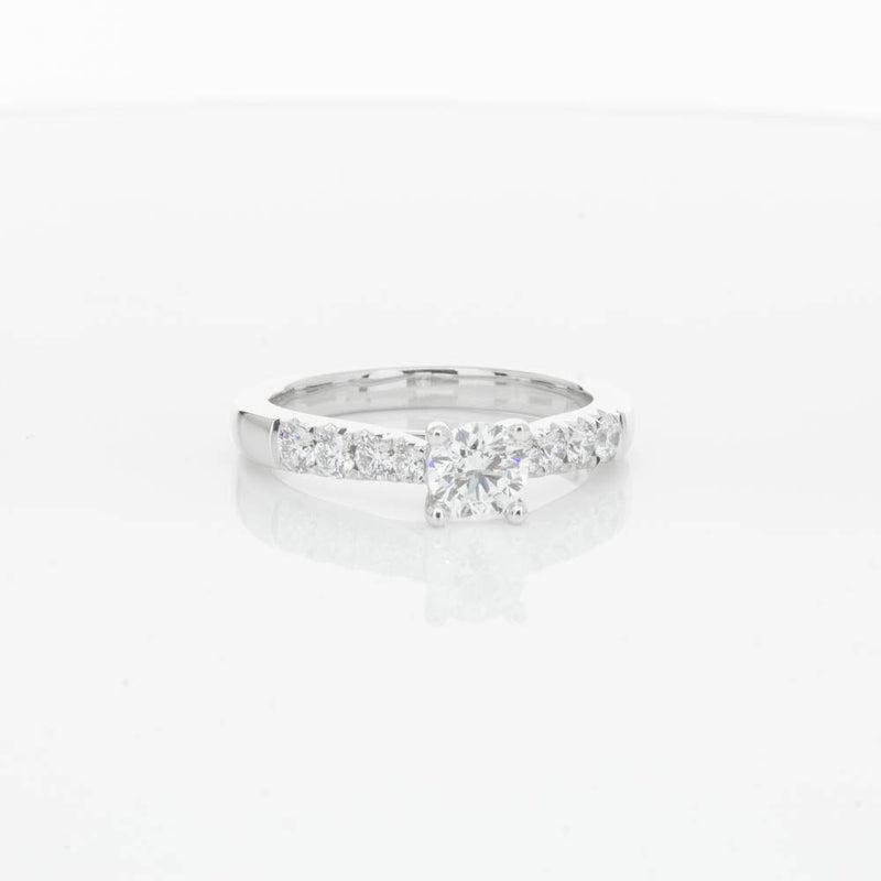 18ct White Gold .50ct Diamond Phoenix Ring-Ring-Walker & Hall