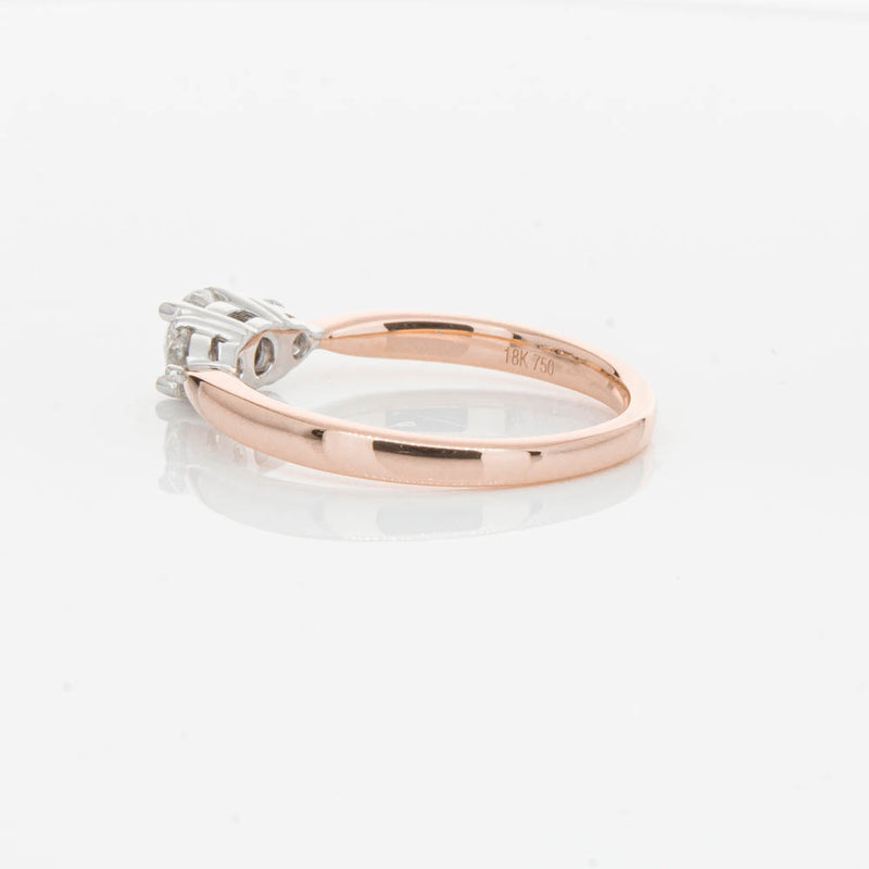 18ct Rose Gold .42ct Diamond Elysian Ring-Ring-Walker & Hall