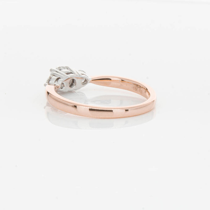 18ct Rose Gold .42ct Diamond Elysian Ring-Ring-Walker & Hall