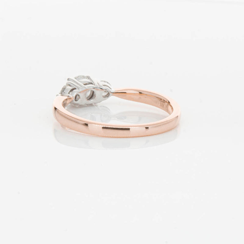 18ct Rose Gold .42ct Diamond Elysian Ring-Ring-Walker & Hall