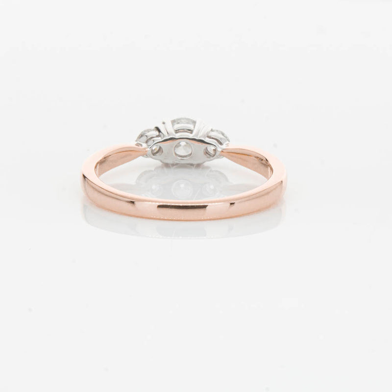 18ct Rose Gold .42ct Diamond Elysian Ring-Ring-Walker & Hall