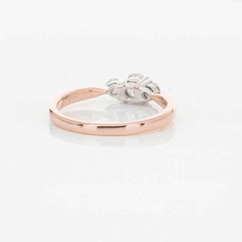 18ct Rose Gold .42ct Diamond Elysian Ring-Ring-Walker & Hall