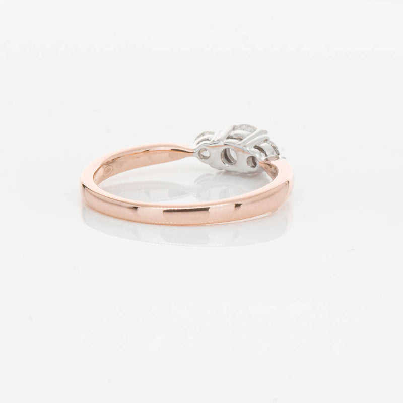 18ct Rose Gold .42ct Diamond Elysian Ring-Ring-Walker & Hall