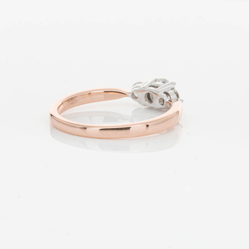 18ct Rose Gold .42ct Diamond Elysian Ring-Ring-Walker & Hall