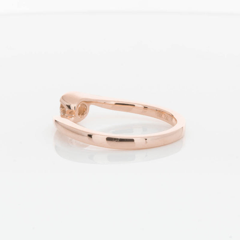 18ct Rose Gold .30ct Diamond Embrace Ring-Ring-Walker & Hall
