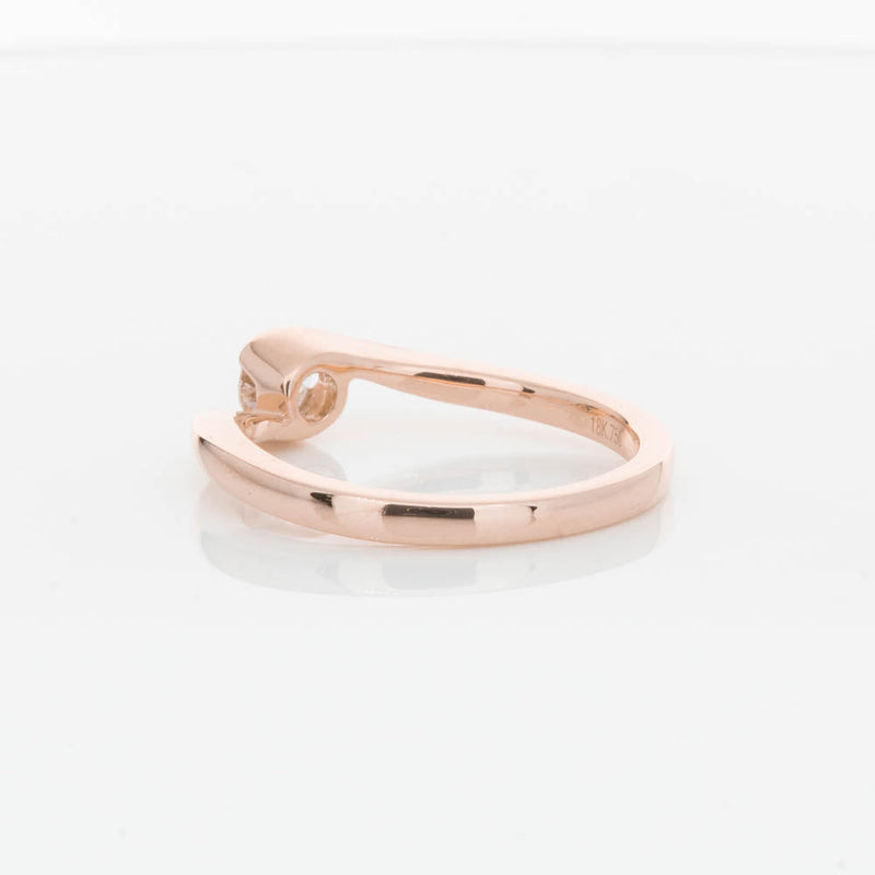 18ct Rose Gold .30ct Diamond Embrace Ring-Ring-Walker & Hall