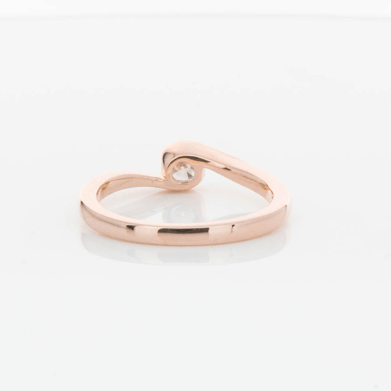 18ct Rose Gold .30ct Diamond Embrace Ring-Ring-Walker & Hall