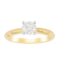 18ct Yellow Gold .70ct Diamond Venetian Ring-Ring-Walker & Hall