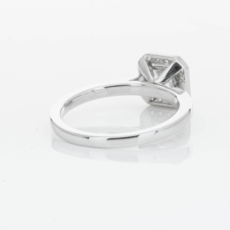 18ct White Gold Princess Cut Diamond Ring-Ring-Walker & Hall