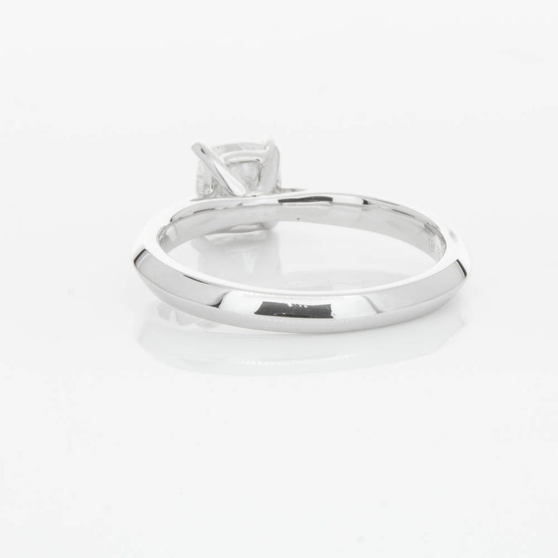 18ct White Gold 1.03ct Cushion Cut Diamond Venetian Ring-Ring-Walker & Hall