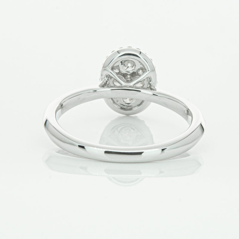 14ct White Gold Diamond Oval Saturn Ring-Ring-Walker & Hall