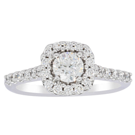 18ct White Gold .50ct Diamond Manhattan Ring-Ring-Walker & Hall