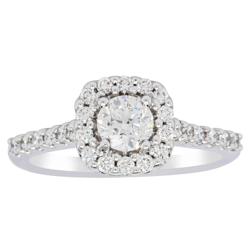 18ct White Gold .50ct Diamond Manhattan Ring-Ring-Walker & Hall