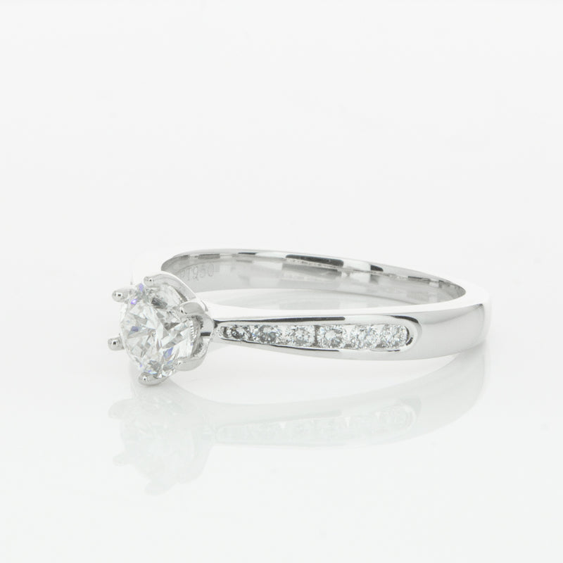 Platinum .59ct Diamond Avalon Ring-Ring-Walker & Hall