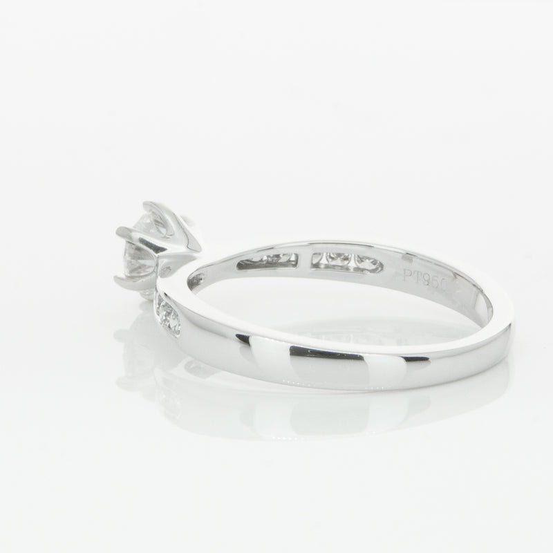 Platinum .59ct Diamond Avalon Ring-Ring-Walker & Hall