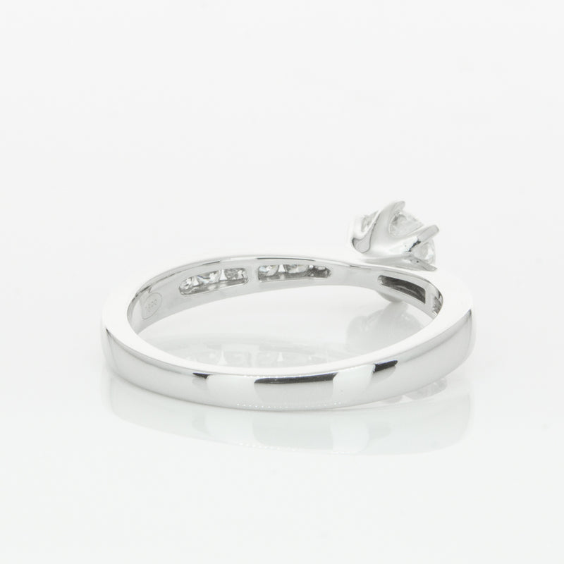 Platinum .59ct Diamond Avalon Ring-Ring-Walker & Hall