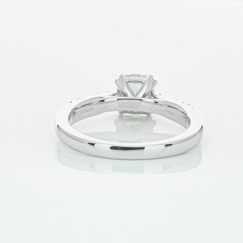 18ct White Gold 1.29ct Cushion Cut Diamond Phoenix Ring-Ring-Walker & Hall