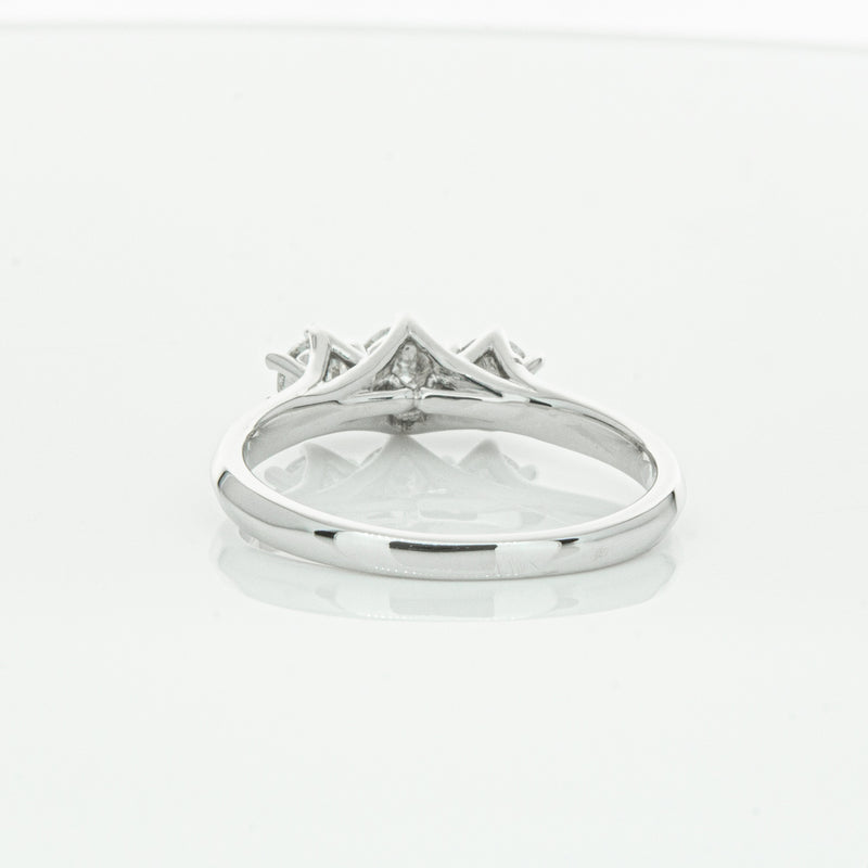 14ct White Gold .70ct Diamond Charis Ring-Ring-Walker & Hall