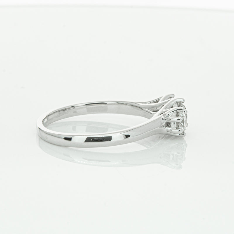 14ct White Gold .70ct Diamond Charis Ring-Ring-Walker & Hall