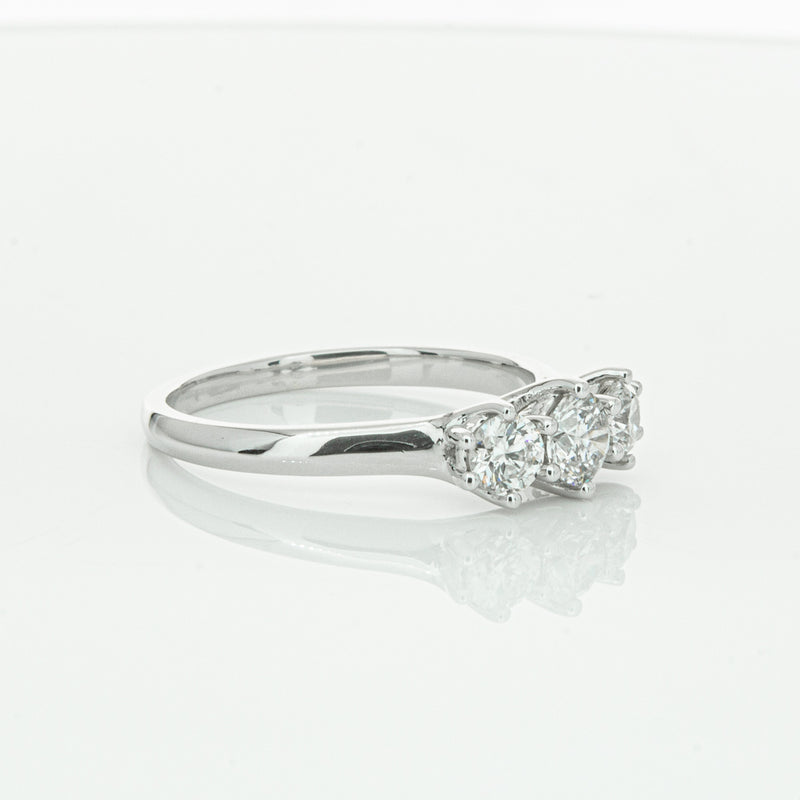 14ct White Gold .70ct Diamond Charis Ring-Ring-Walker & Hall