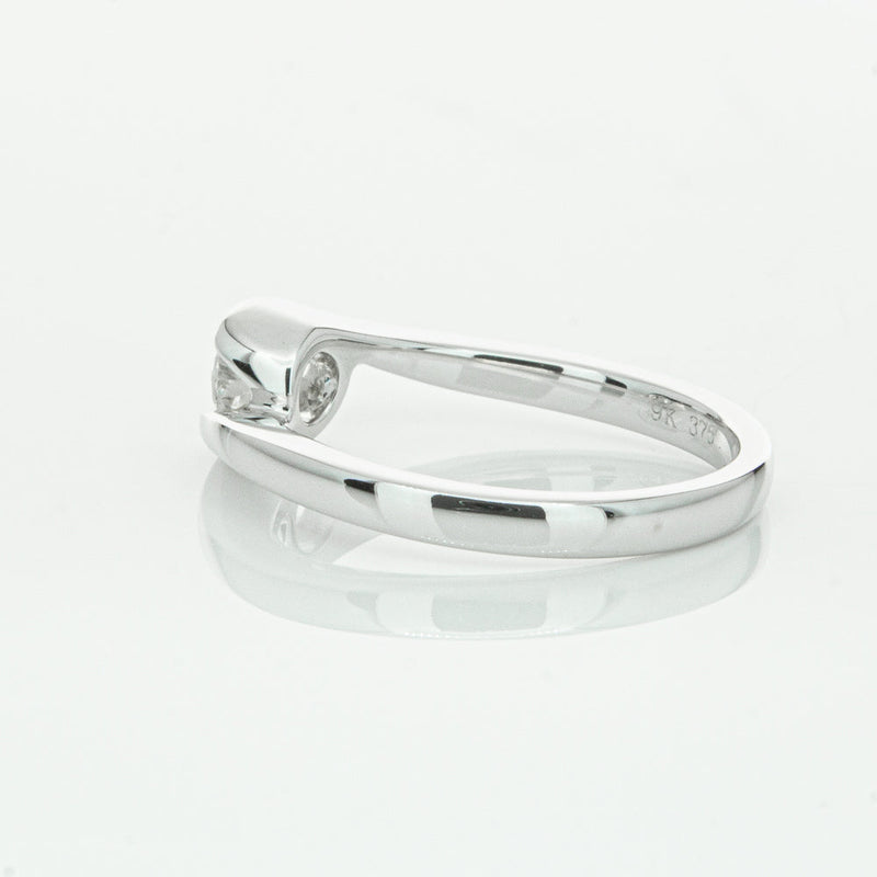 18ct White Gold .30ct Diamond Embrace Ring-Ring-Walker & Hall
