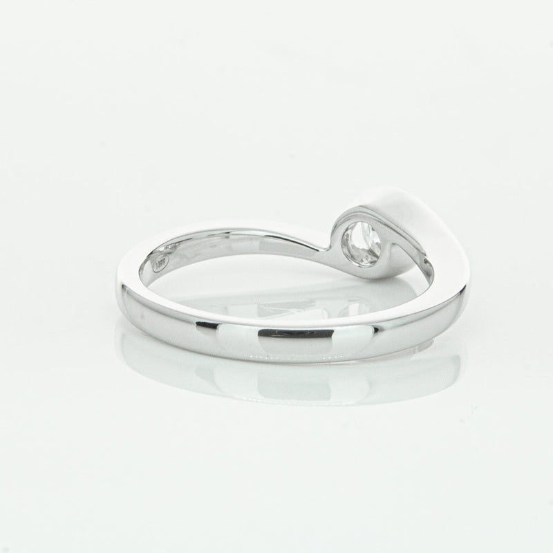 18ct White Gold .30ct Diamond Embrace Ring-Ring-Walker & Hall