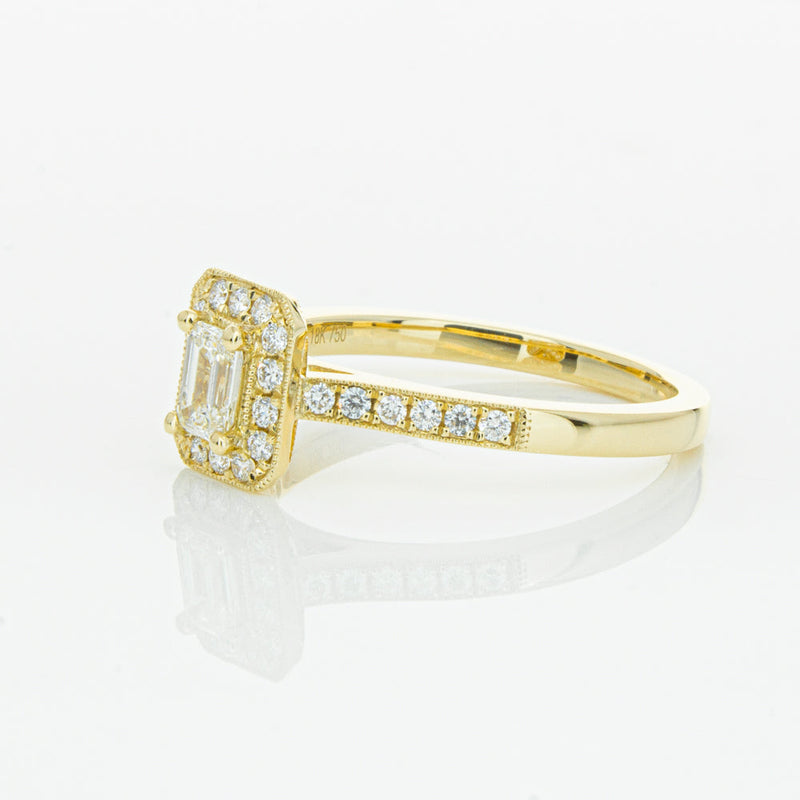 18ct Yellow Gold .30ct Diamond Aria Ring-Ring-Walker & Hall