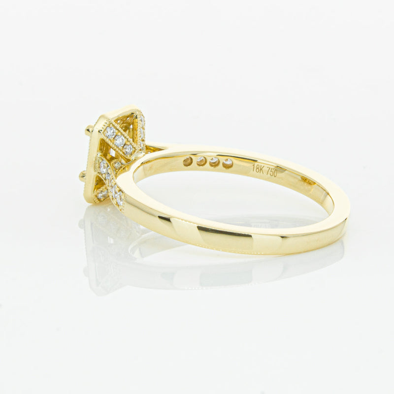 18ct Yellow Gold .30ct Diamond Aria Ring-Ring-Walker & Hall