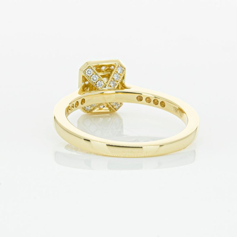 18ct Yellow Gold .30ct Diamond Aria Ring-Ring-Walker & Hall