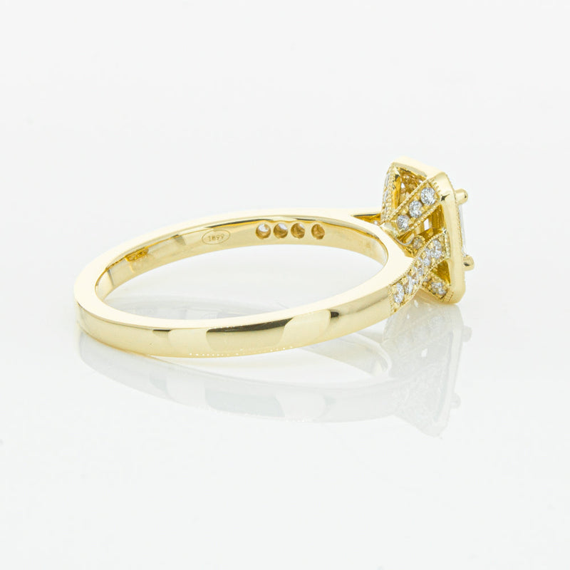 18ct Yellow Gold .30ct Diamond Aria Ring-Ring-Walker & Hall