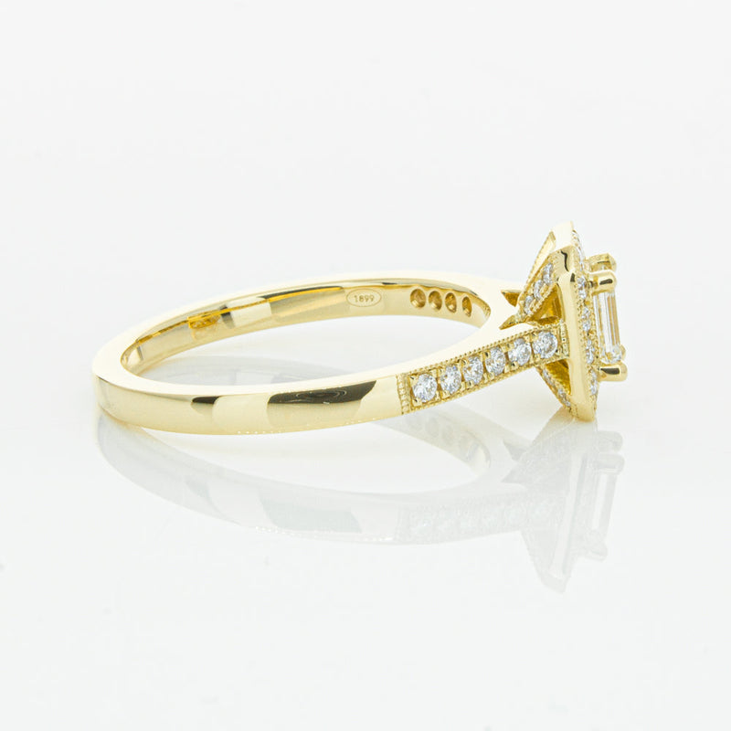 18ct Yellow Gold .30ct Diamond Aria Ring-Ring-Walker & Hall
