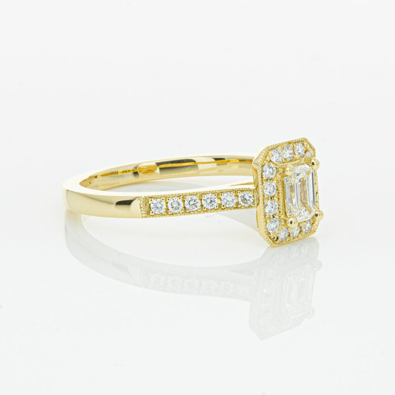 18ct Yellow Gold .30ct Diamond Aria Ring-Ring-Walker & Hall