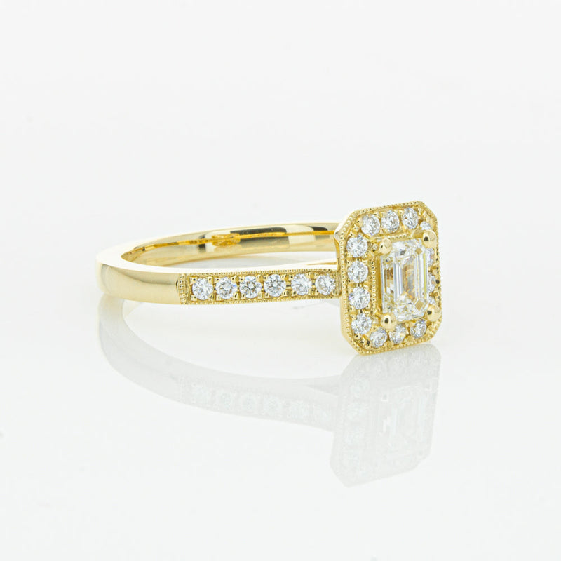 18ct Yellow Gold .30ct Diamond Aria Ring-Ring-Walker & Hall