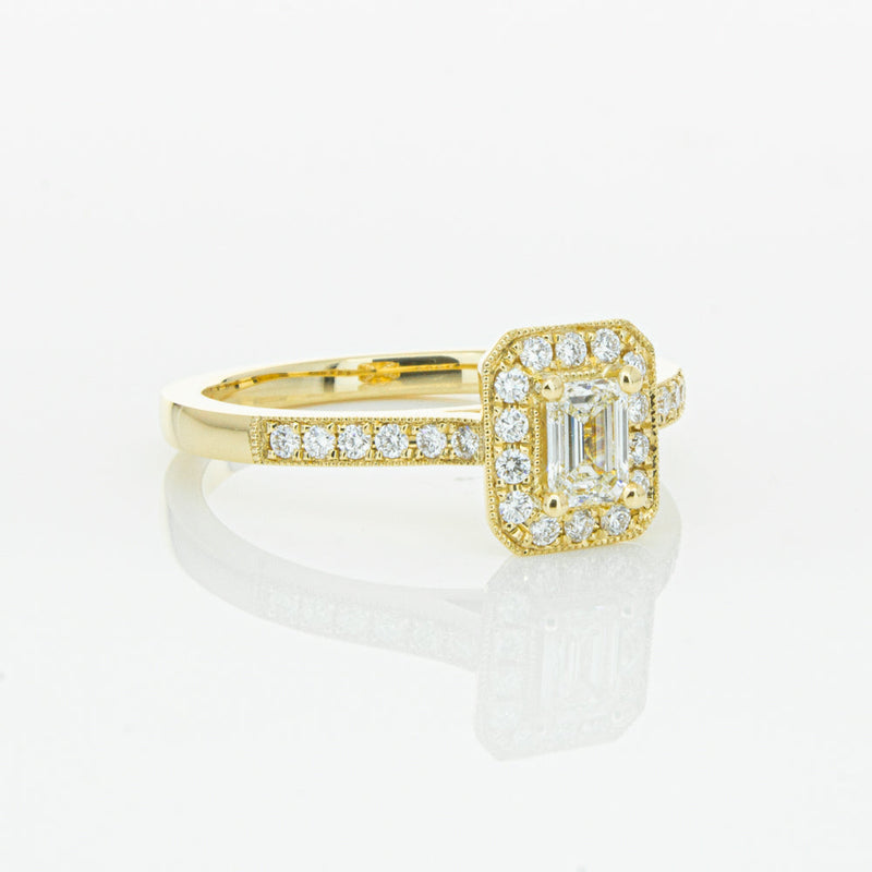 18ct Yellow Gold .30ct Diamond Aria Ring-Ring-Walker & Hall