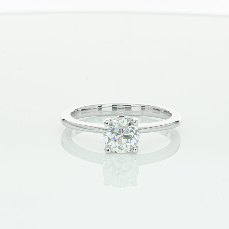 18ct White Gold Old Mine Cut Diamond Ring-Ring-Walker & Hall