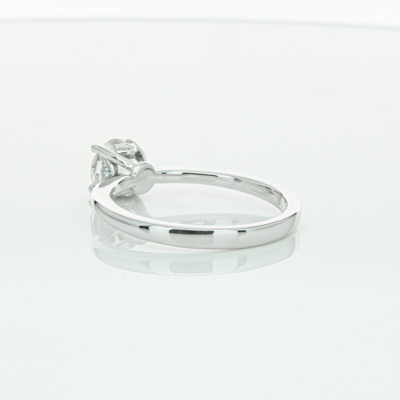 18ct White Gold Old Mine Cut Diamond Ring-Ring-Walker & Hall