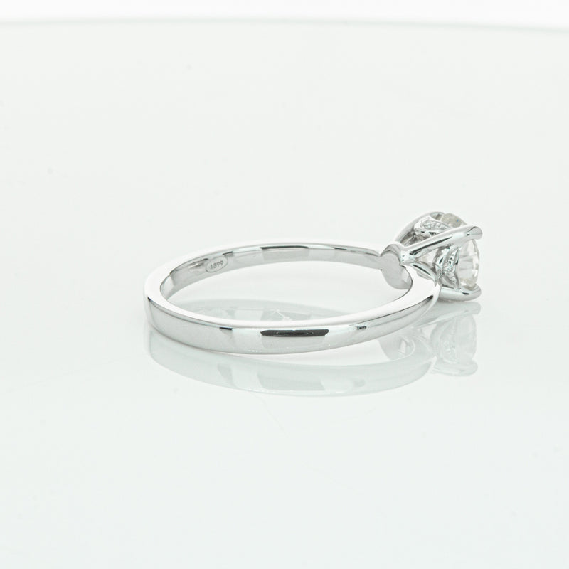 18ct White Gold Old Mine Cut Diamond Ring-Ring-Walker & Hall