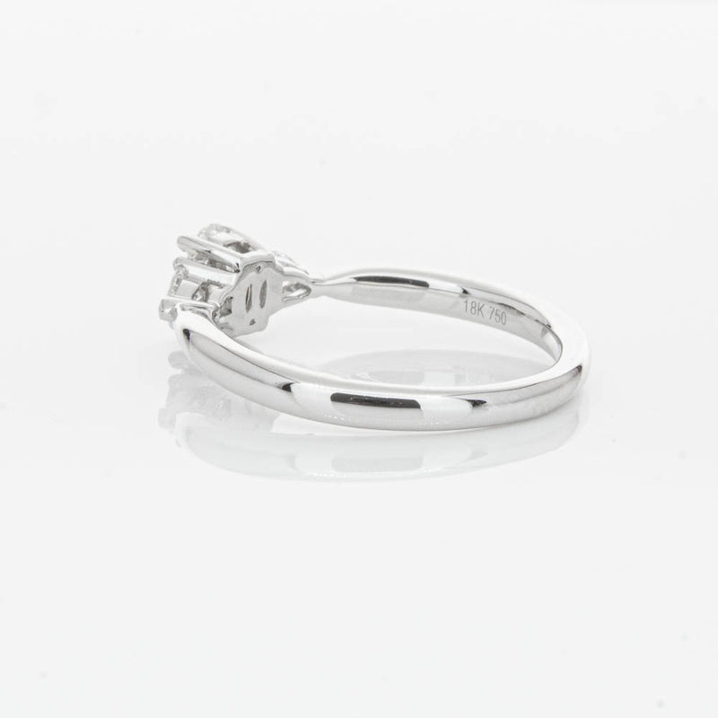 18ct White Gold .40ct Oval Diamond Ayla Ring-Ring-Walker & Hall