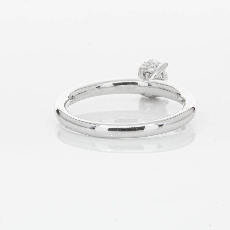 18ct White Gold Oval Cut Diamond Ring-Ring-Walker & Hall